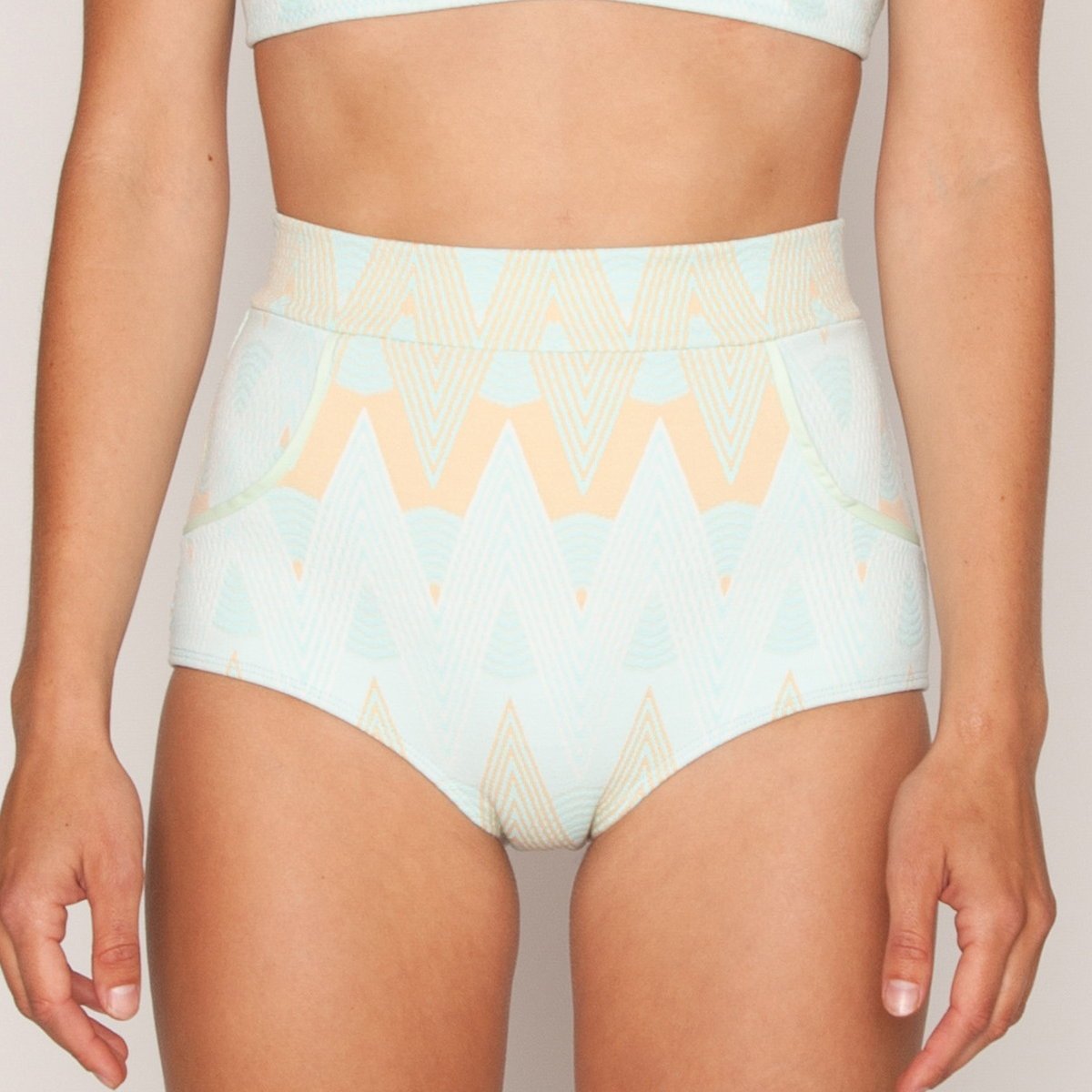 Seea - Alma Georgia High Waist Bikini Bottom - Alma
