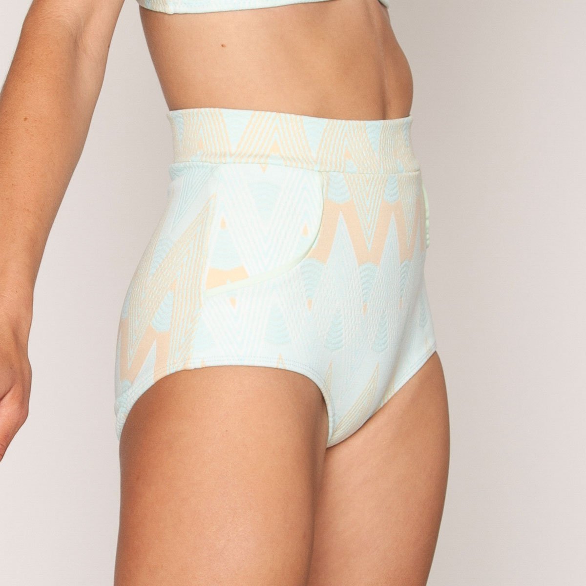 Seea - Alma Georgia High Waist Bikini Bottom - Alma