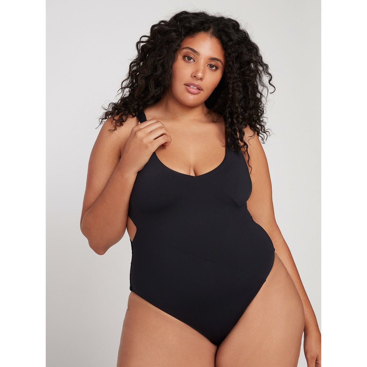 
                  
                    Women's Volcom Simply Seamless 1pc. - Black Plus Size (Full coverage bottom)
                  
                