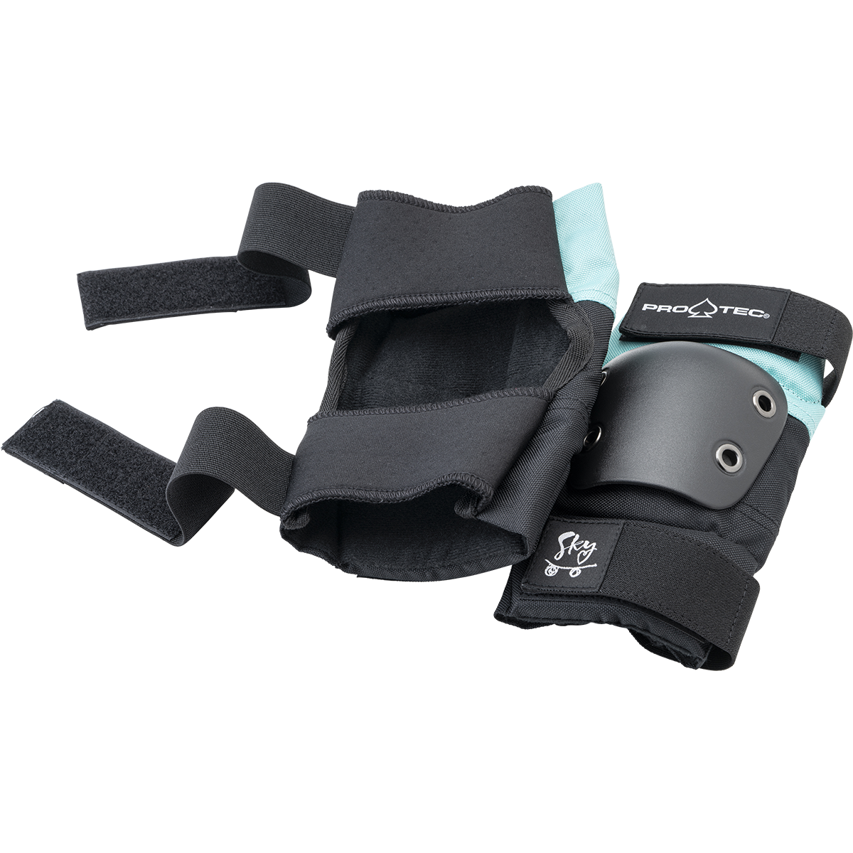 Protective Gear (Skate) - Pro-tec Jr. Street Gear 3-Pack - Open Back - Sky Brown