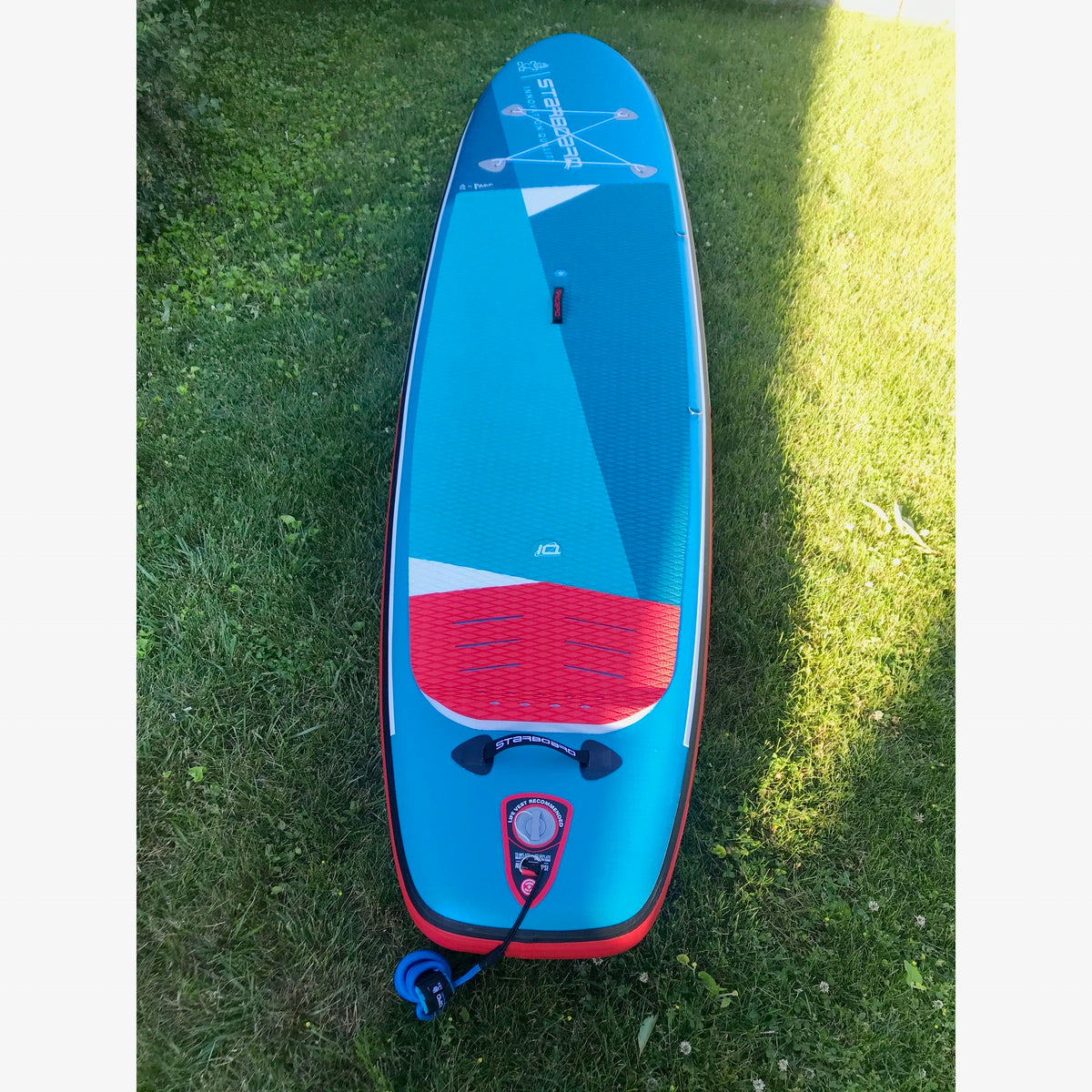 Starboard Inflatable SUP 11'2" X 31+" X 5.5" iGo Zen SC With Paddle