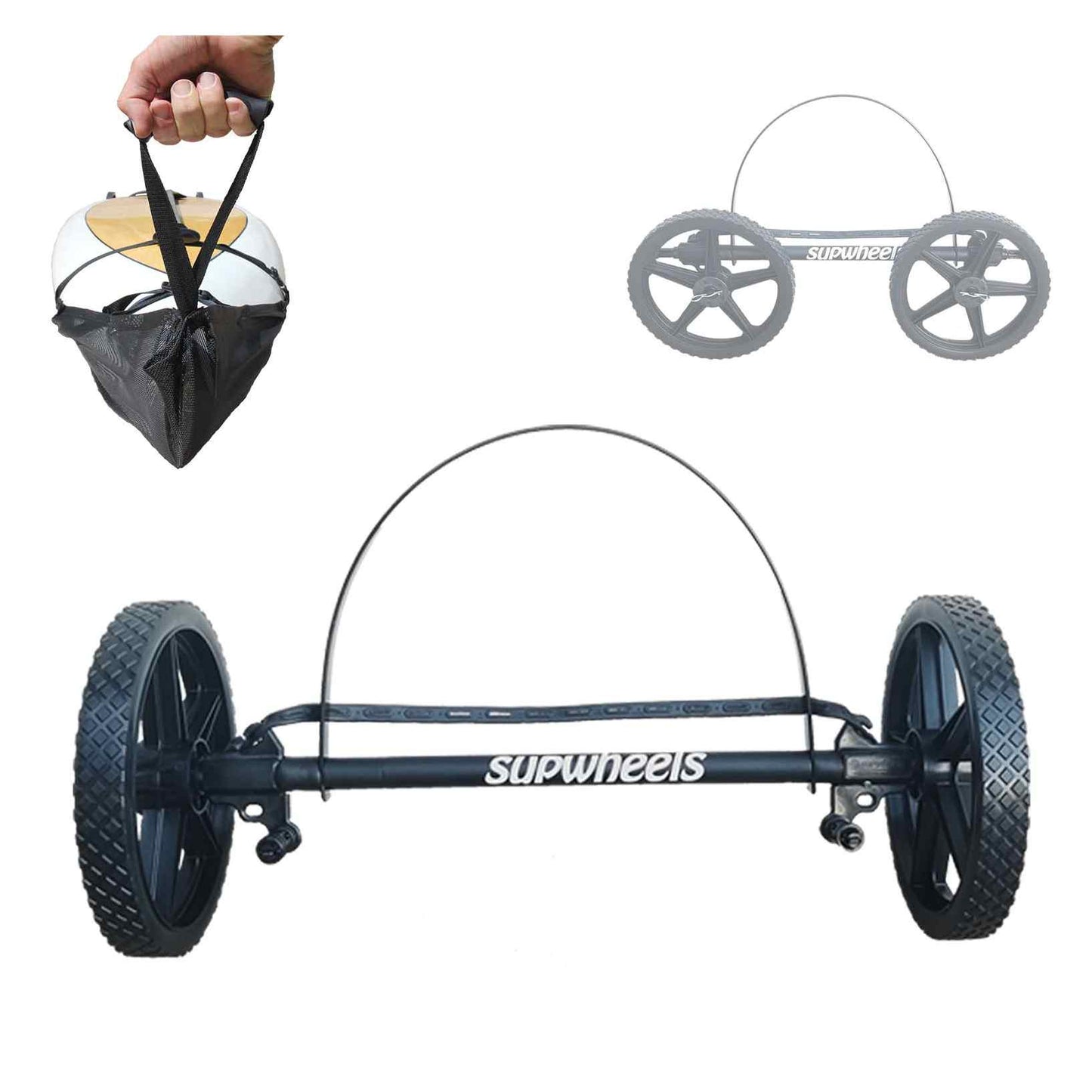 SUP Wheels EVOLUTION X - Inflatable, windsurfers - extended axle (Walk or Bike)