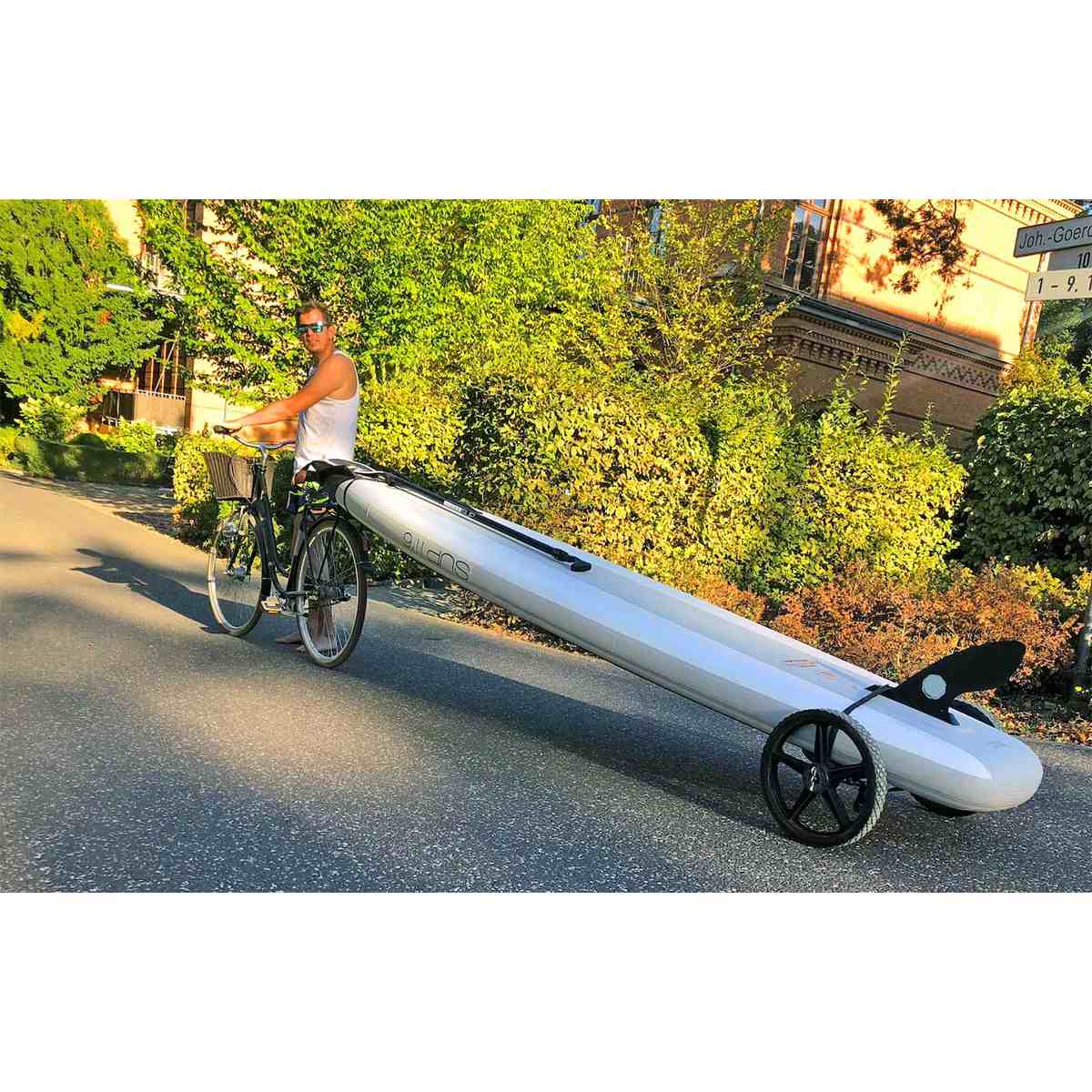 SUP Wheels EVOLUTION X - Inflatable, windsurfers - extended axle (Walk or Bike)