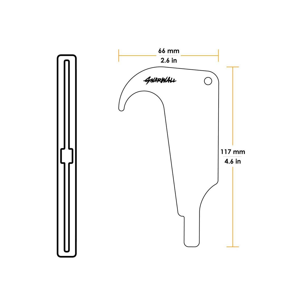 Board racks/hooks - SHEPPS/GNARWALL surfboard hooks - Single Fin Hook