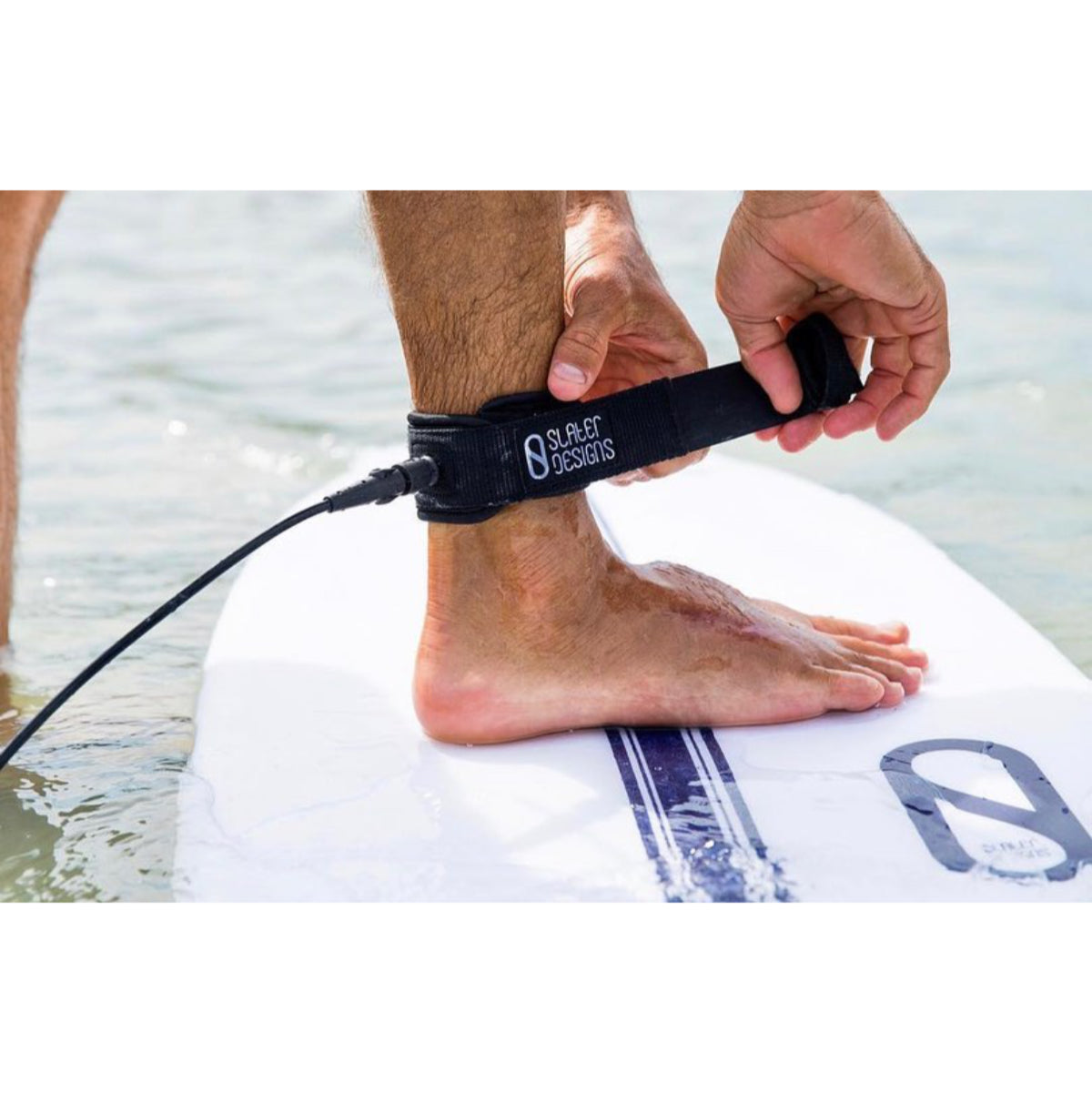 Leashes - Slater Designs - 6'0 Regular 7mm - Black