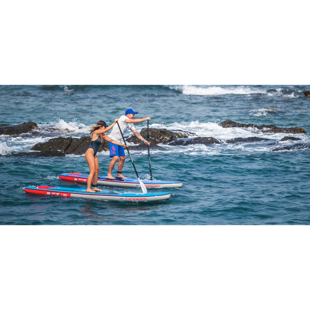 Starboard Inflatable SUP 10'8" X 33" X 5.5" iGo Zen SC With Paddle
