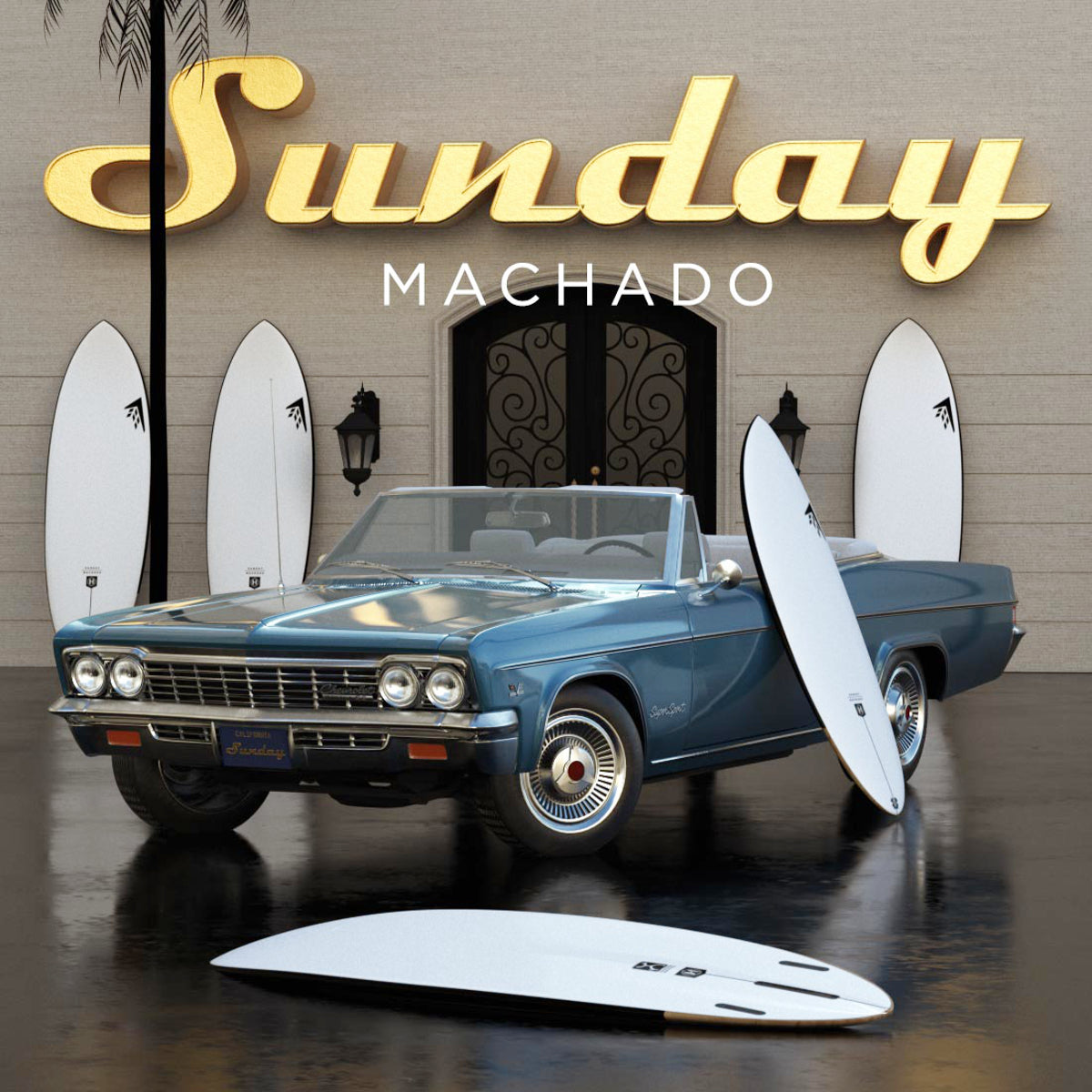 FCS II Rob Machado Sunday Single PG Camo 7"