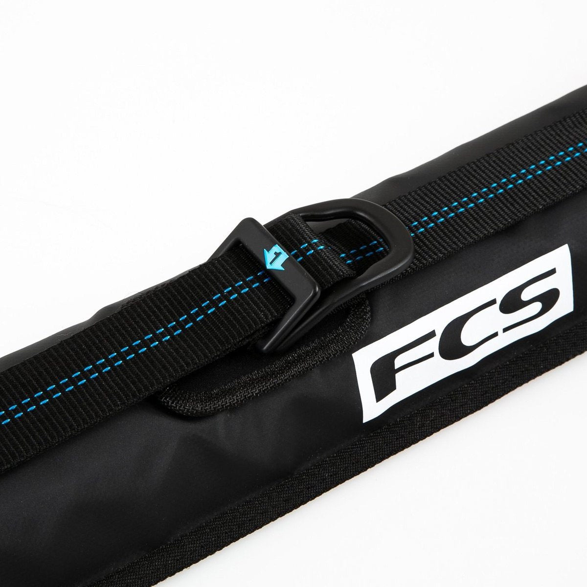 Tie Downs / Straps - FCS SUP Soft Racks w/ D-Ring - Black/Blue