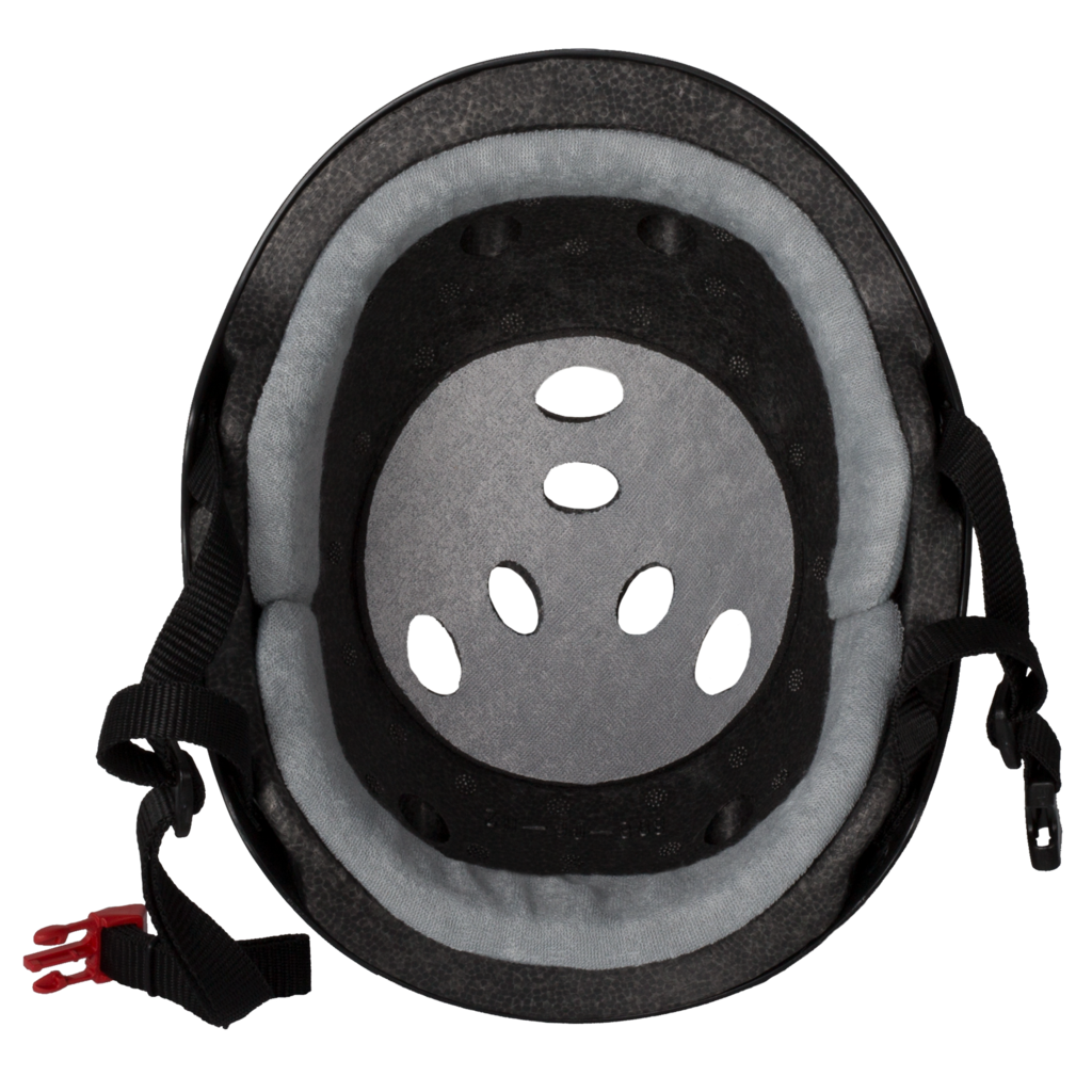 Protective Gear (Skate) - T8 Helmet - Sweatsaver Cert - Black Rubber