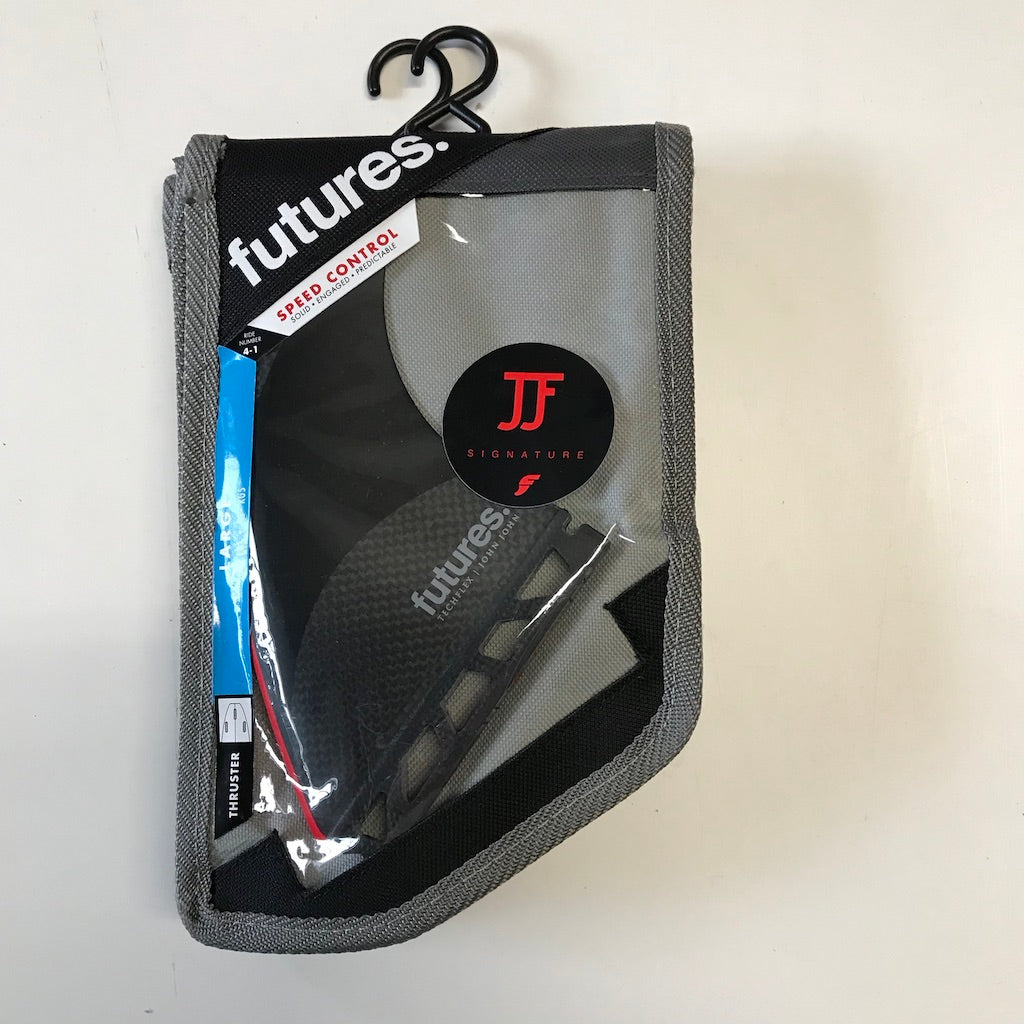 Futures - THRUSTER - JJ2 JOHN JOHN (L) - Black/Bright Red - Techflex