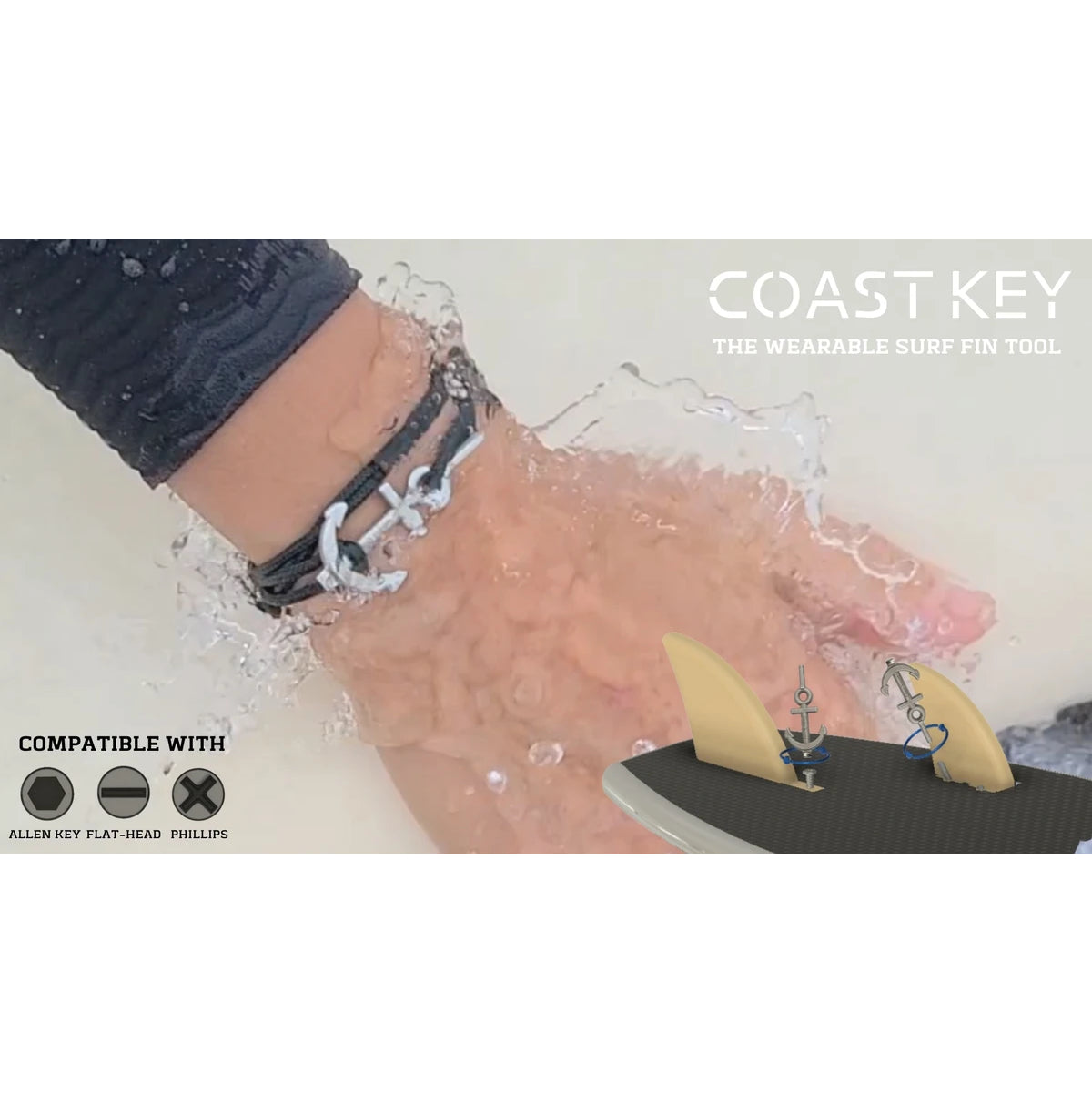 Jewellery / Fin Screw Key - COAST KEY Bracelet