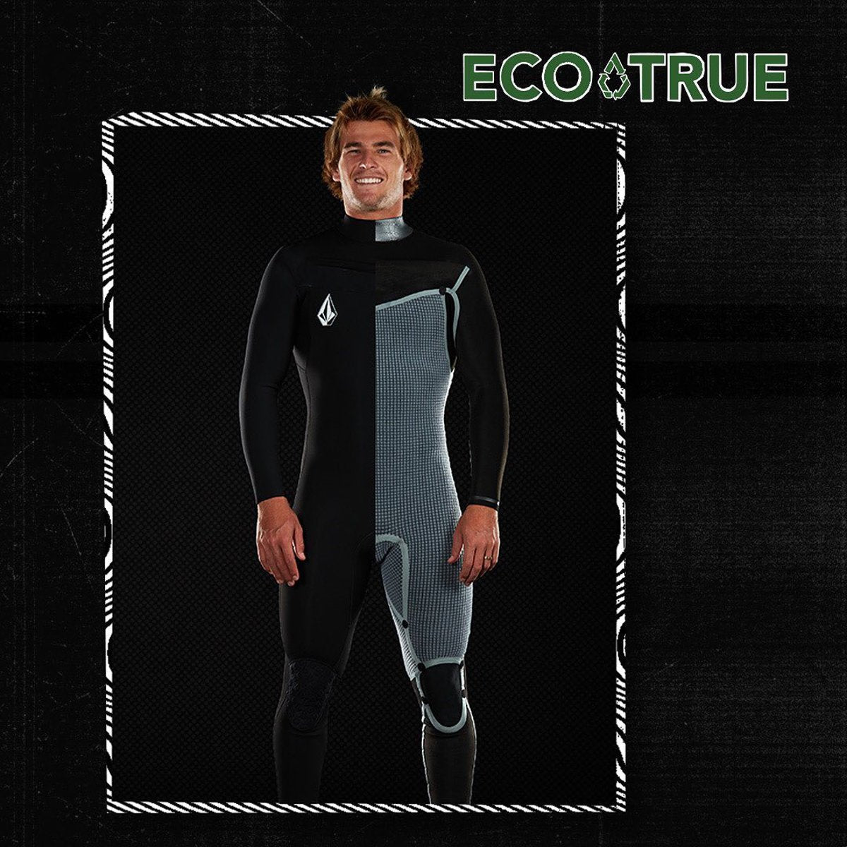 4/3mm Men's Volcom Back Zip Fullsuit (with inner liner)