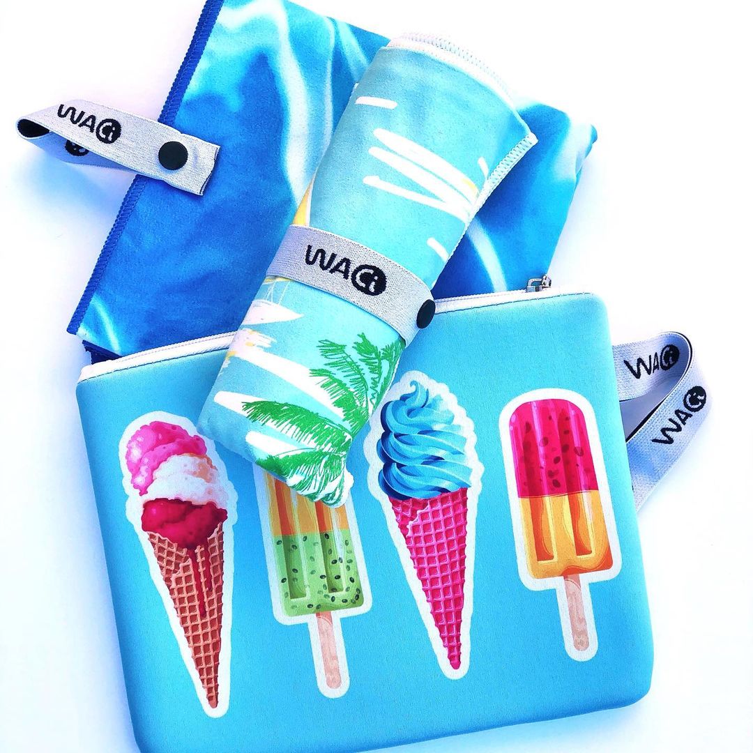 Waci Splashproof Beach Bags - Ice Cream