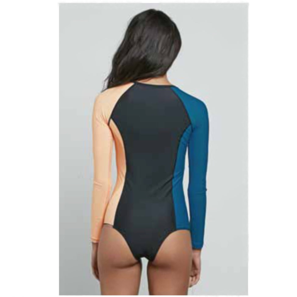 Volcom - Women's Simply Solid Long Sleeve Bodysuit - Ocean
