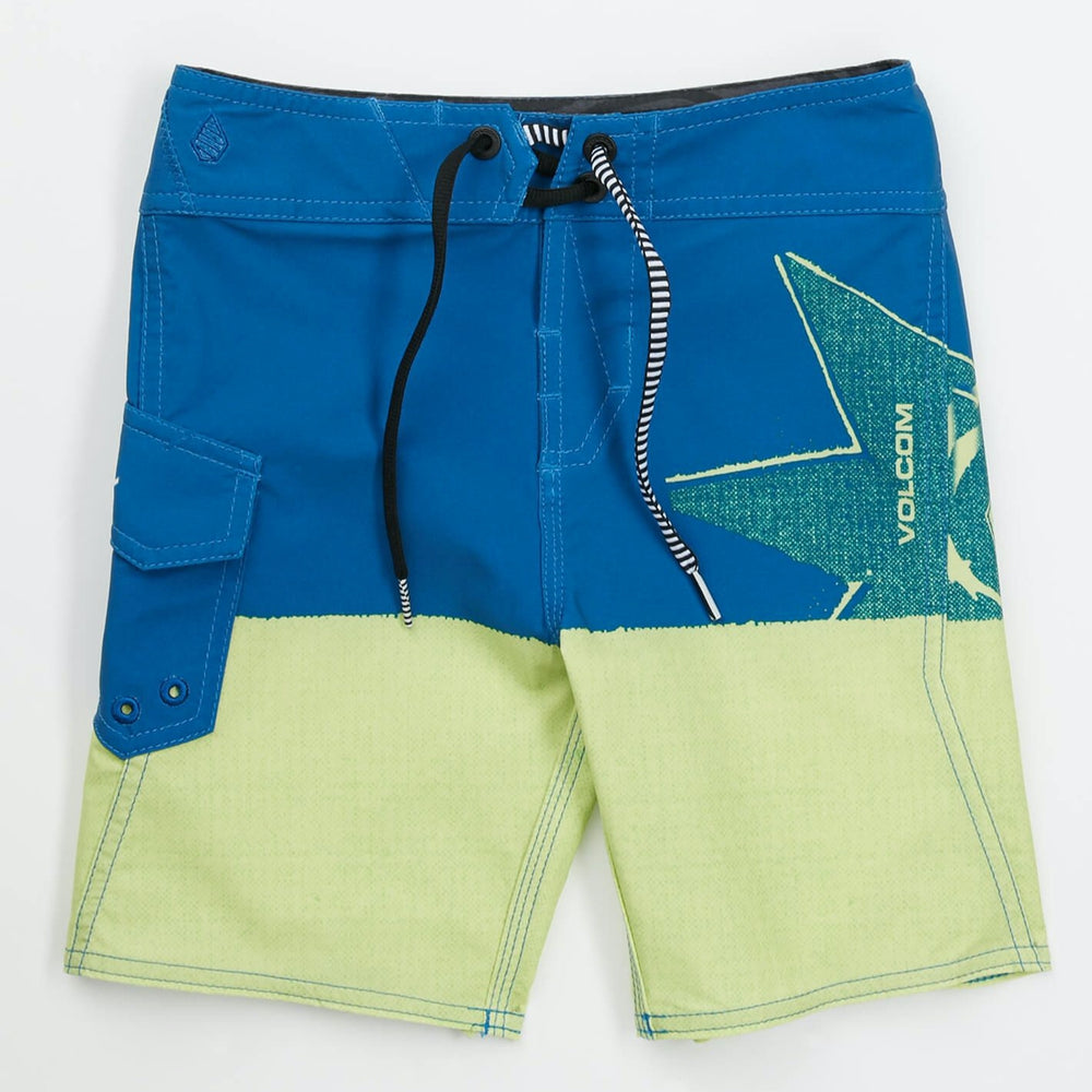 Boardshorts - Volcom Lido Block Mod - Blue/Yellow - Surf Ontario