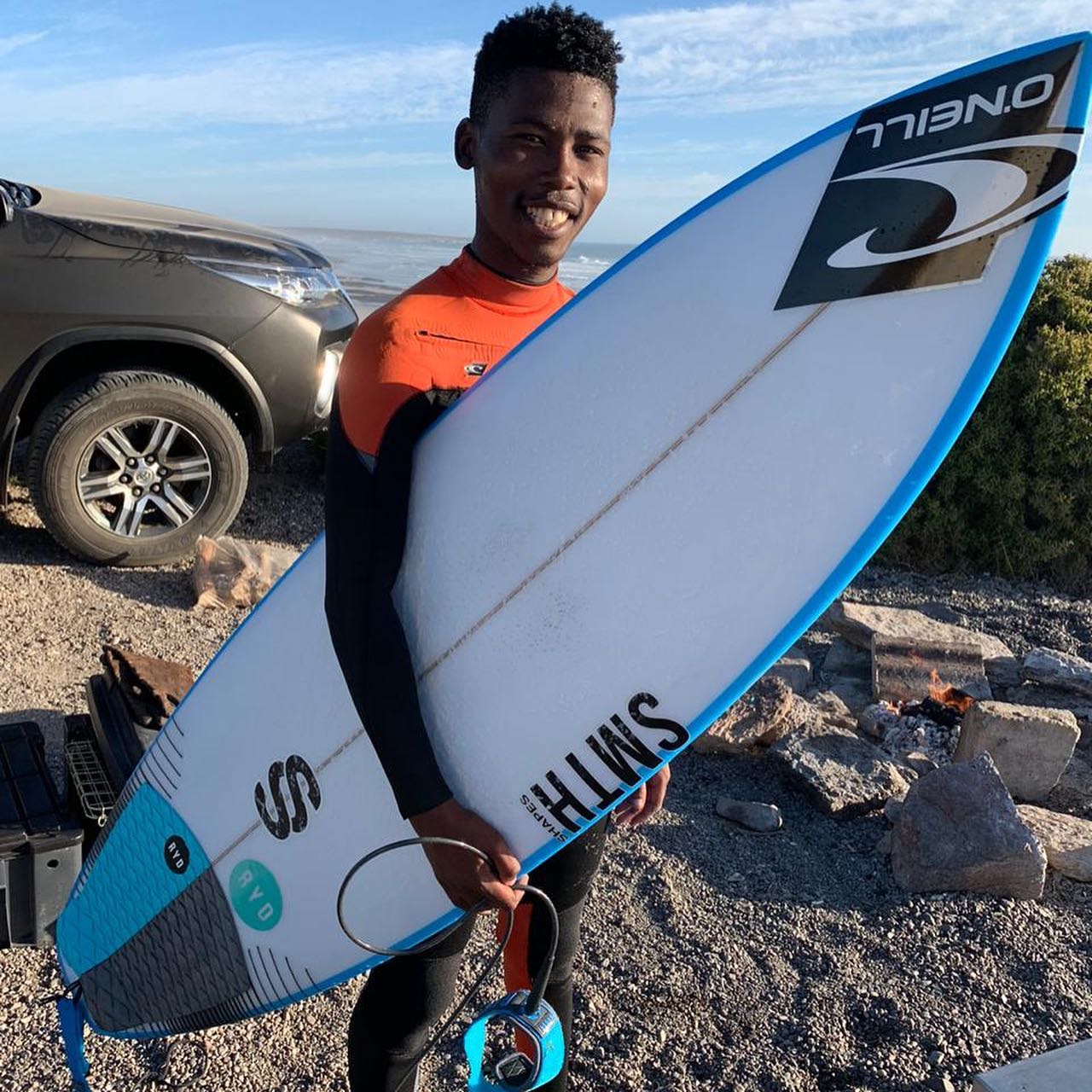 4/3 Youth O'Neill FULL Ninja Chest Zip - Blk/Ultrablu/Dglo