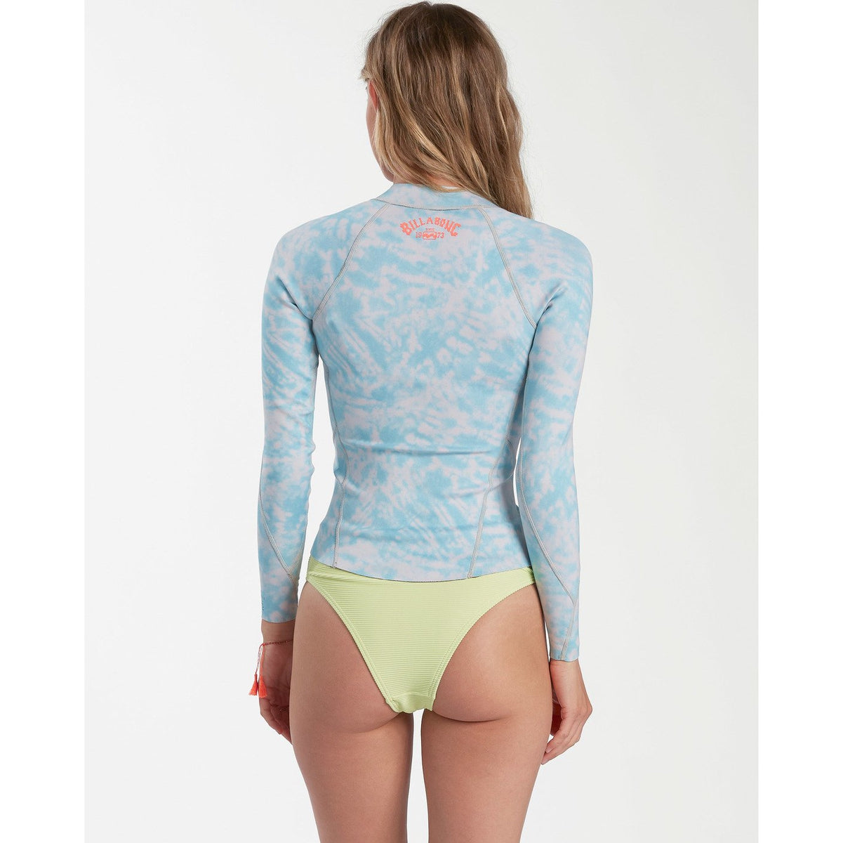 1mm Women's Billabong Peeky Wetsuit Jacket ISLAND BLUE NEO