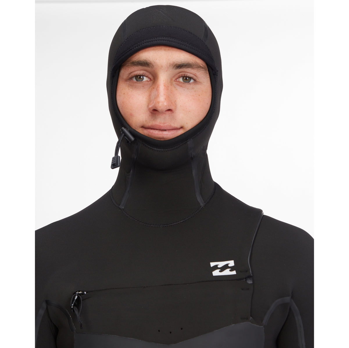 5/4 Mens Billabong Absolute Plus Chest Zip Hooded Full Wetsuit