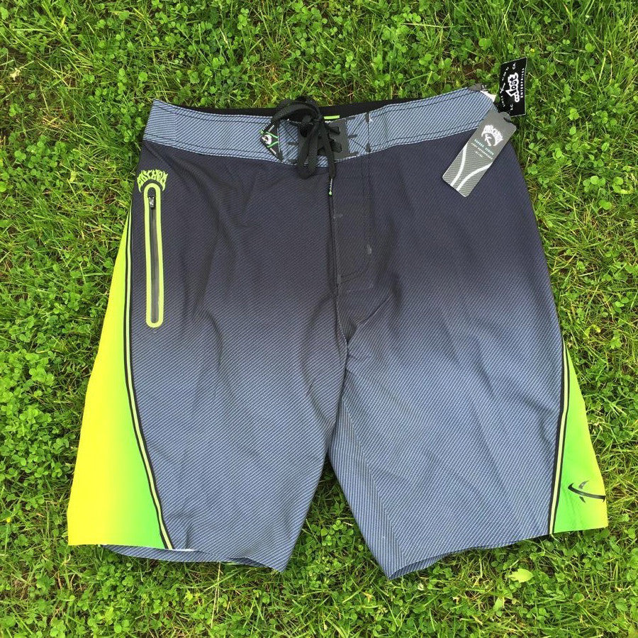 Boardshorts - Lost Black Dart Fade - Yellow - Surf Ontario