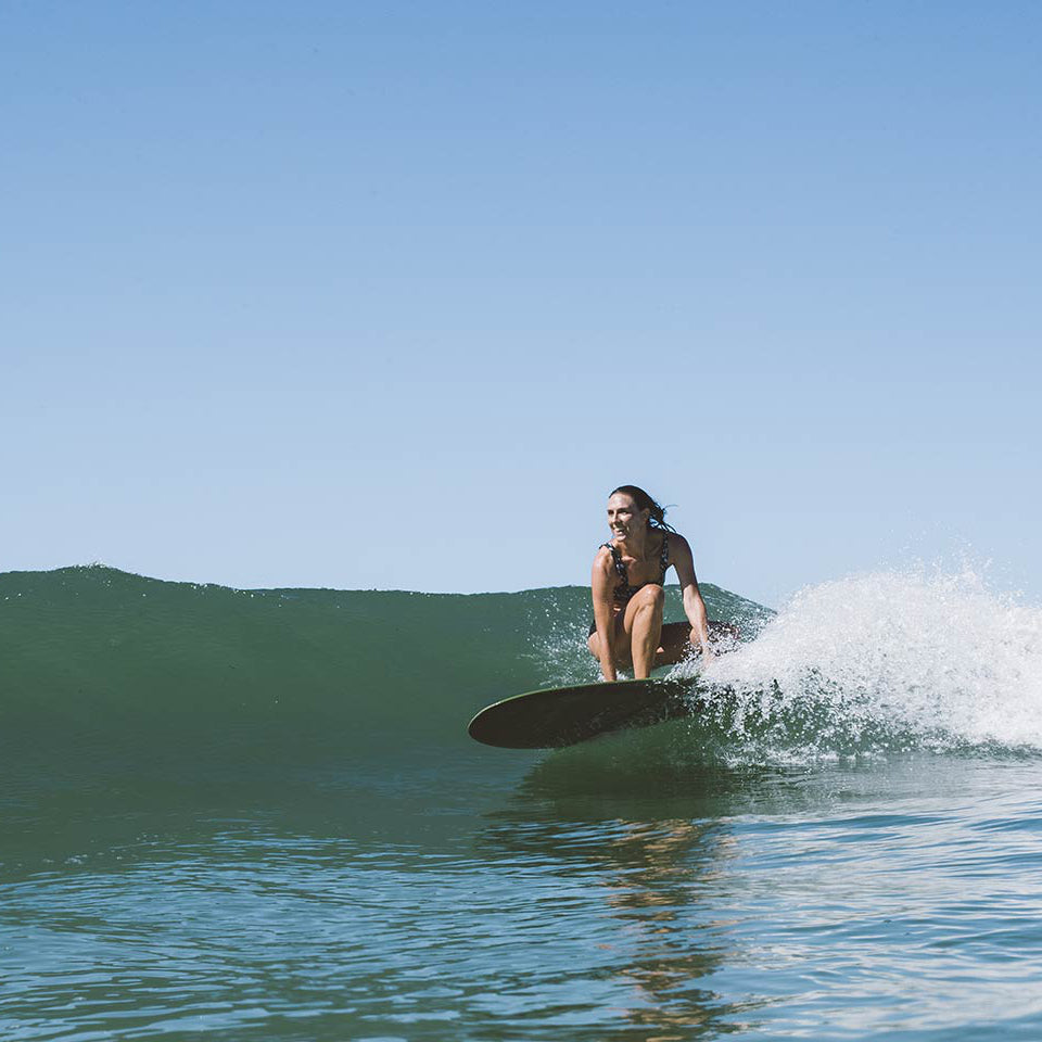 Salt Gypsy Dusty Retro 8'6 Longboard Olive Tint