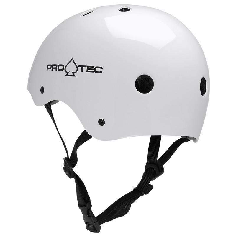 Protective Gear (Skate) - Pro-tec Helmet - Classic Certified Gloss White
