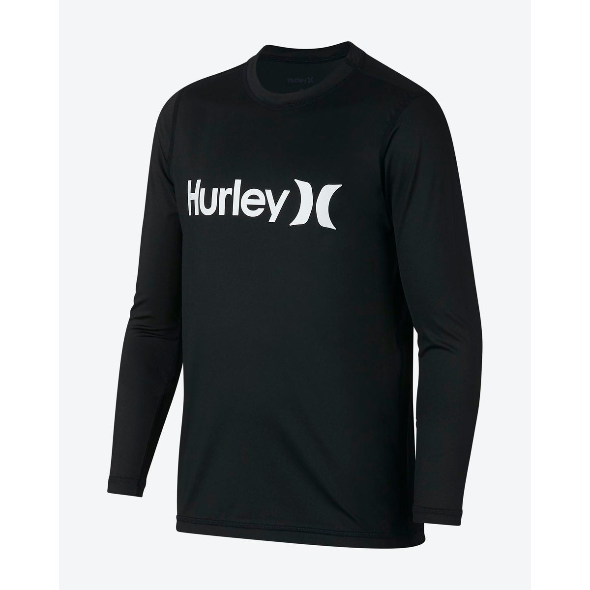 Hurley Youth Rashies: Boys OAO Rash Guard L/S - 010/Black
