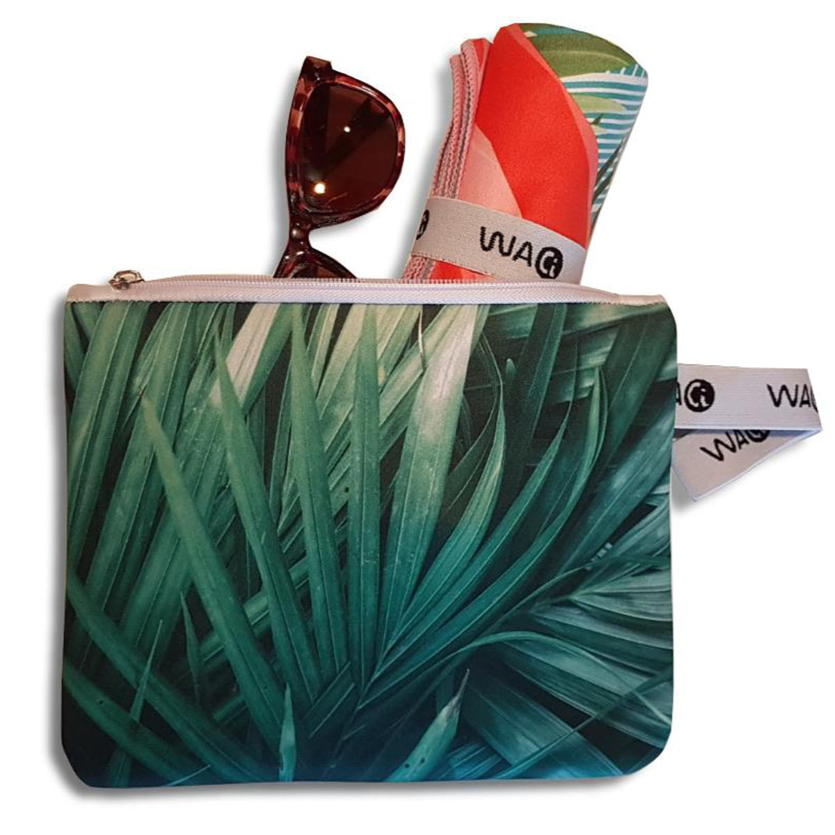 Waci Splashproof Beach Bags - Tropical Leaves