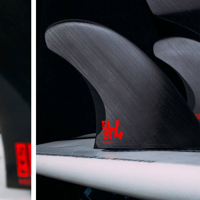 FCS II THRUSTER -  H4 Smoke Tri Fins - Medium
