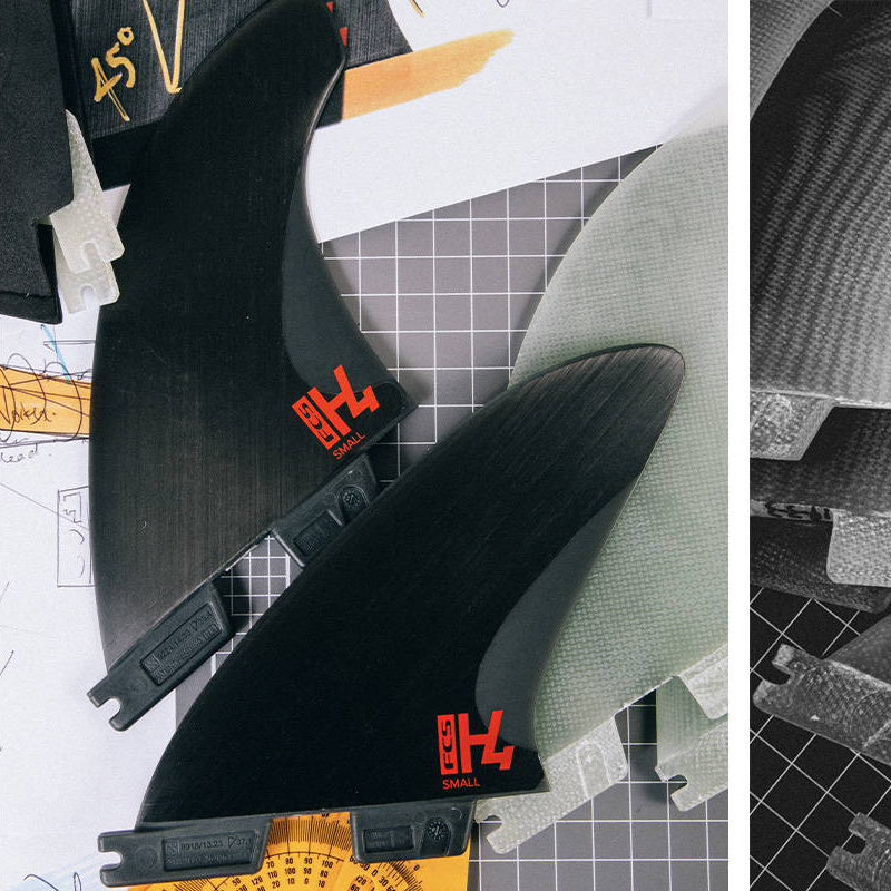 FCS II THRUSTER -  H4 Smoke Tri Fins - Medium