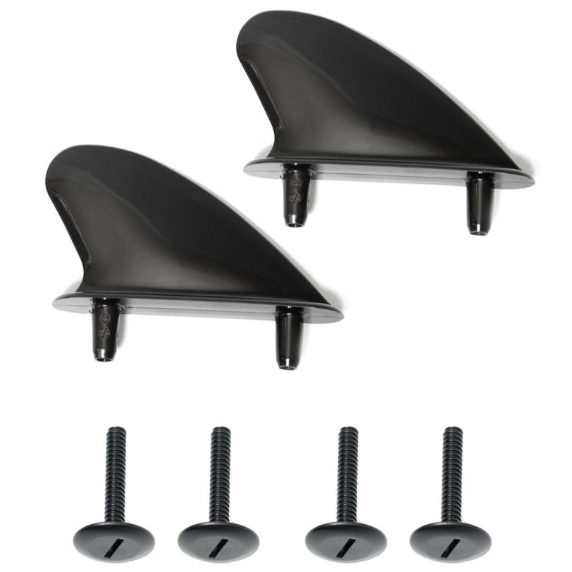 Catch Surf Fins - Twin Fin Kit - pop thru black - Surf Ontario