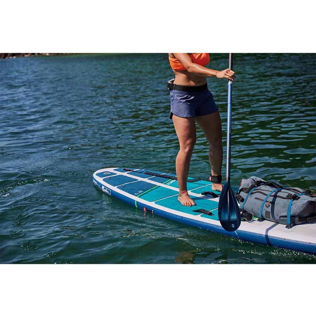 SUP paddles - Red Paddle - Compact 5 Piece Adjustable SUP Paddle