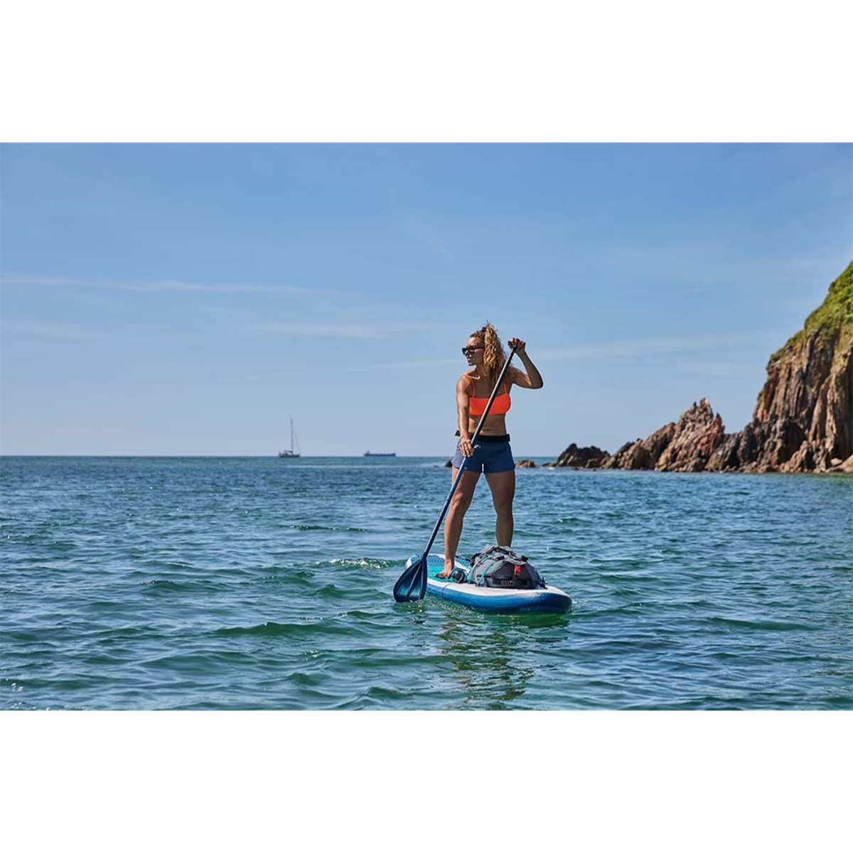 SUP paddles - Red Paddle - Compact 5 Piece Adjustable SUP Paddle