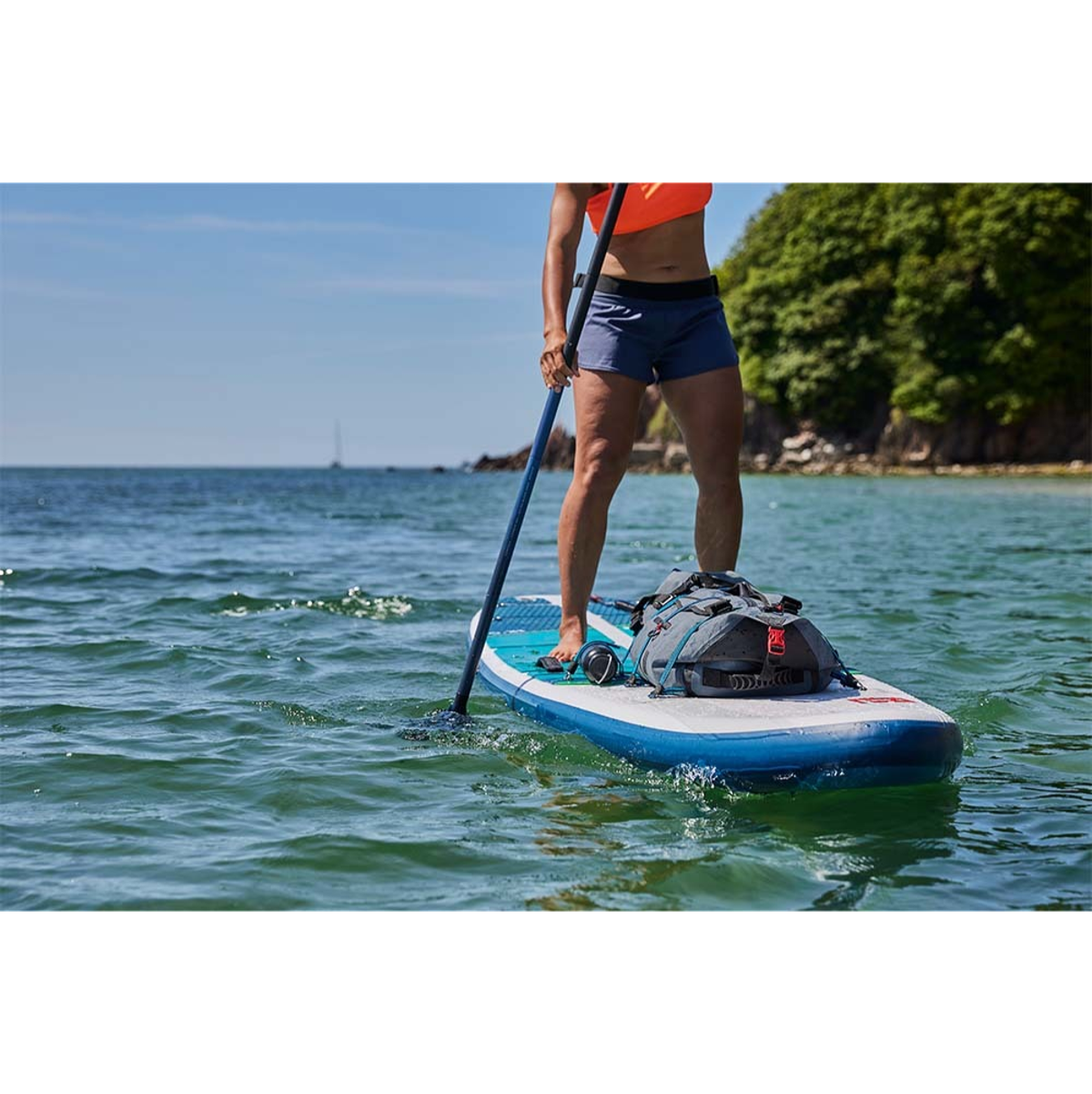 SUP paddles - Red Paddle - Compact 5 Piece Adjustable SUP Paddle