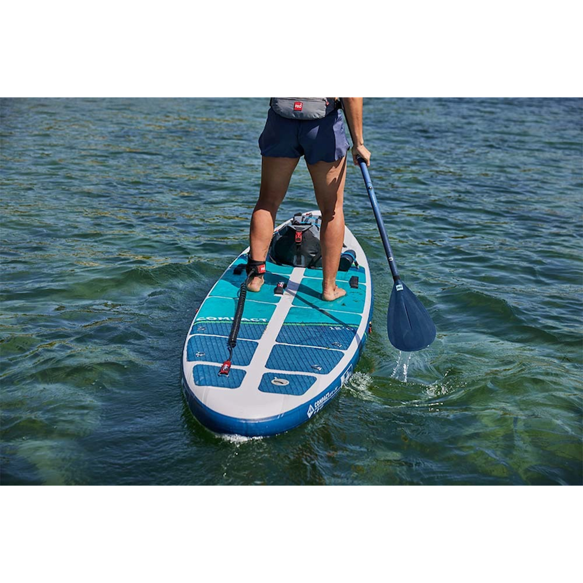SUP paddles - Red Paddle - Compact 5 Piece Adjustable SUP Paddle