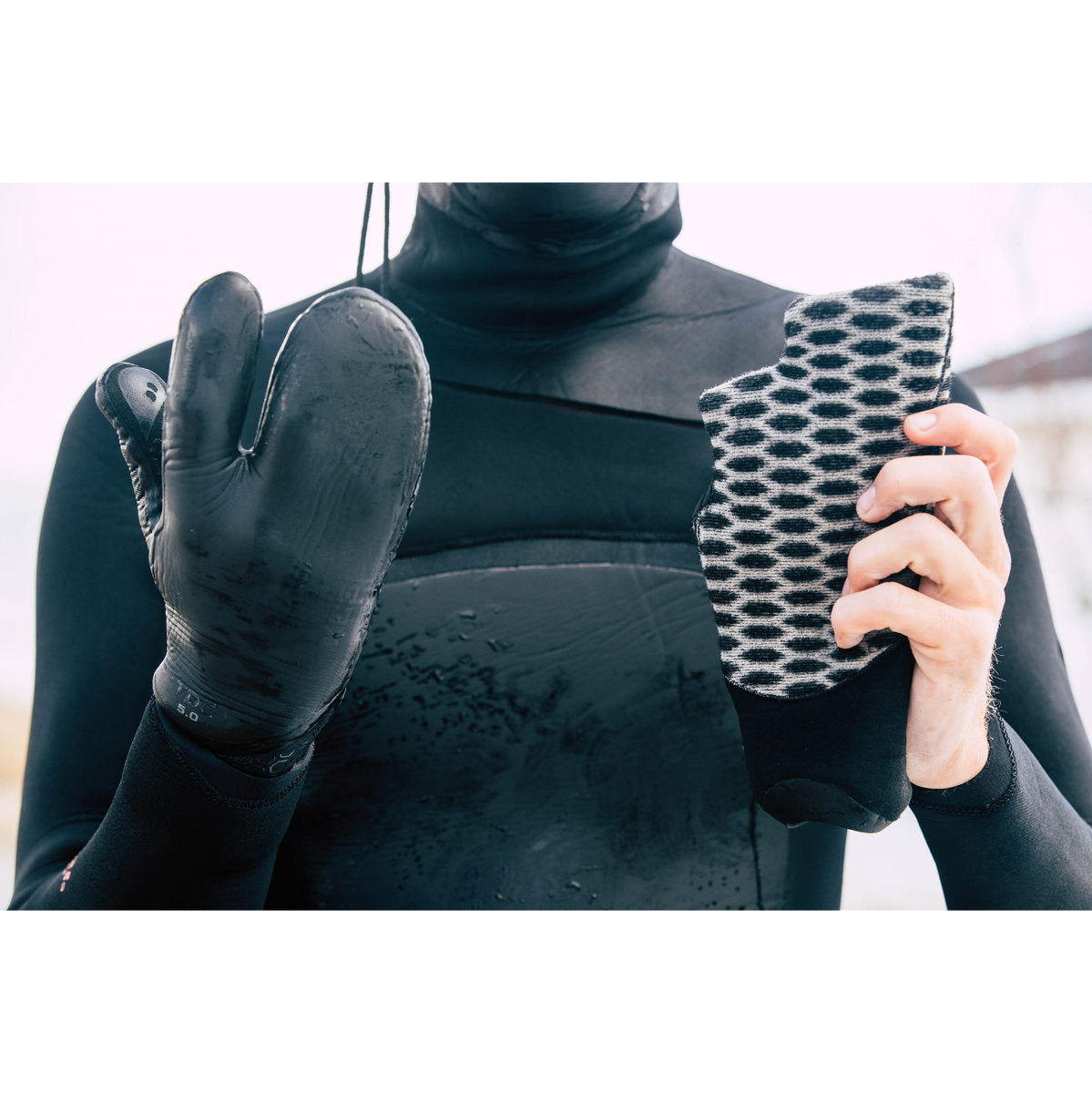 Gloves 5mm XCEL Drylock Lobsters (3 finger) Surf Ontario