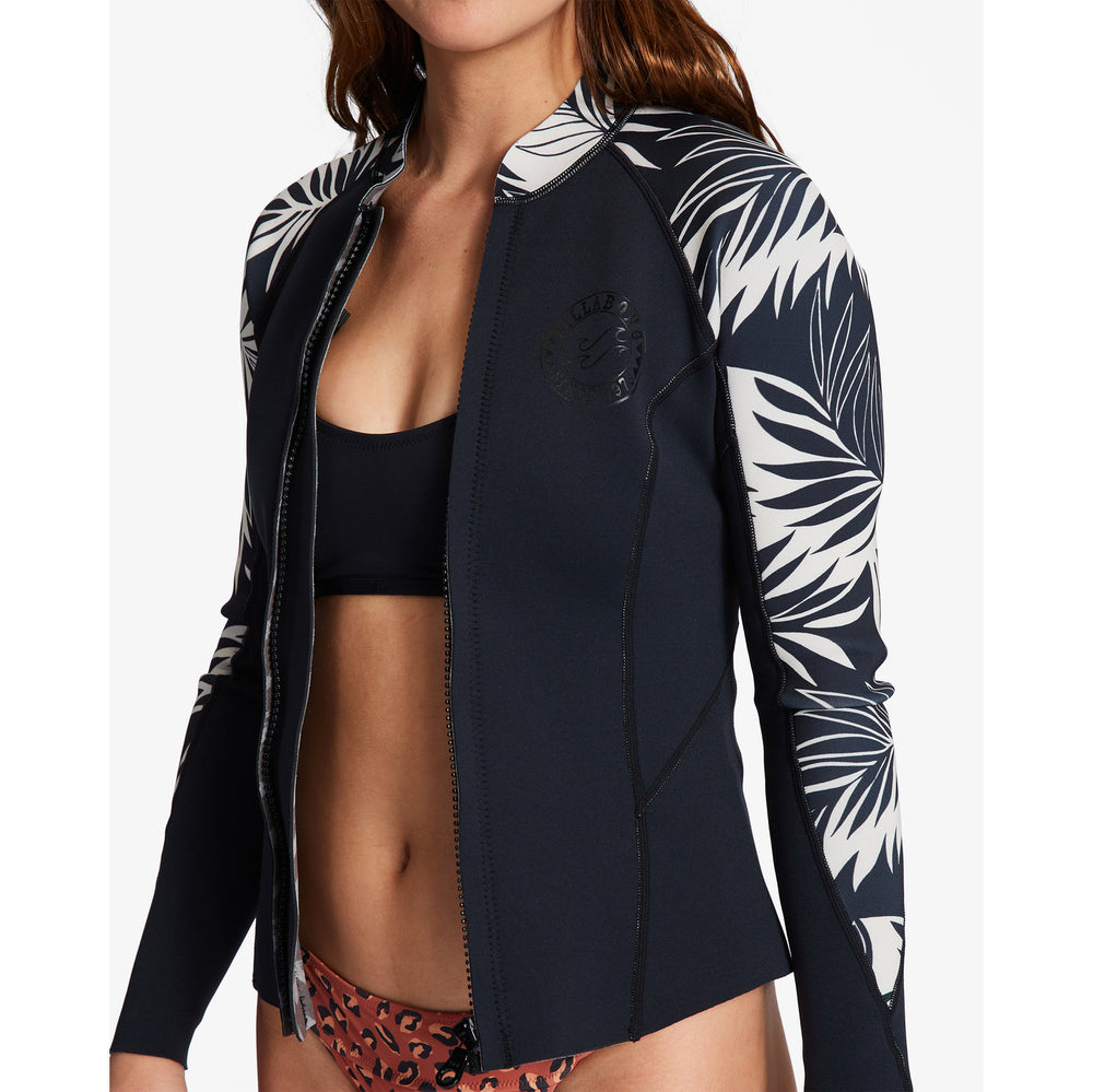 
                  
                    1mm Women's Billabong Peeky Wetsuit - Jacket In Paradise - KVJ7
                  
                