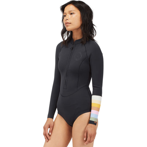 1mm Women’s Billabong Salty Daze Light L/S Springsuit - Paradise Stripe - Surf Ontario