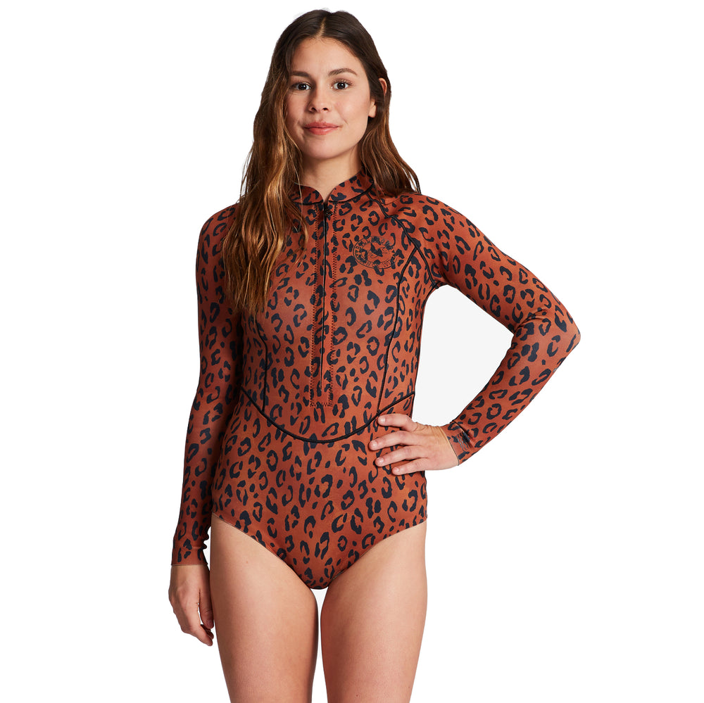 1mm Women’s Billabong Salty Daze Light L/S Springsuit - Spotted