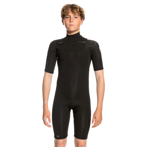 2/2 Boy's Quiksilver Everyday Sessions Short Sleeve Spring Suit - Surf Ontario