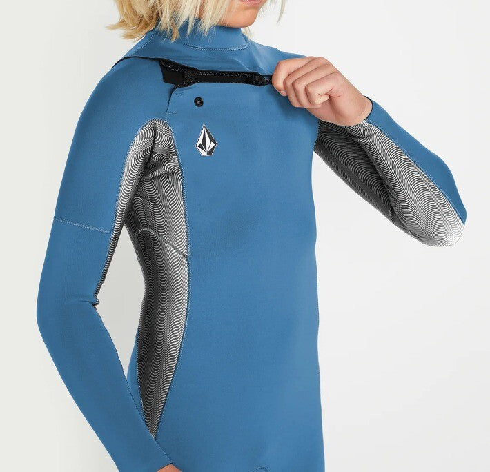 2/2 Boys Volcom Long Sleeve Chest Zip Spring Wetsuit - Cruizer