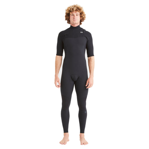 2/2mm Men's Billabong Revo Natural Chest Zip Short Sleeve Fullsuit - Surf Ontario