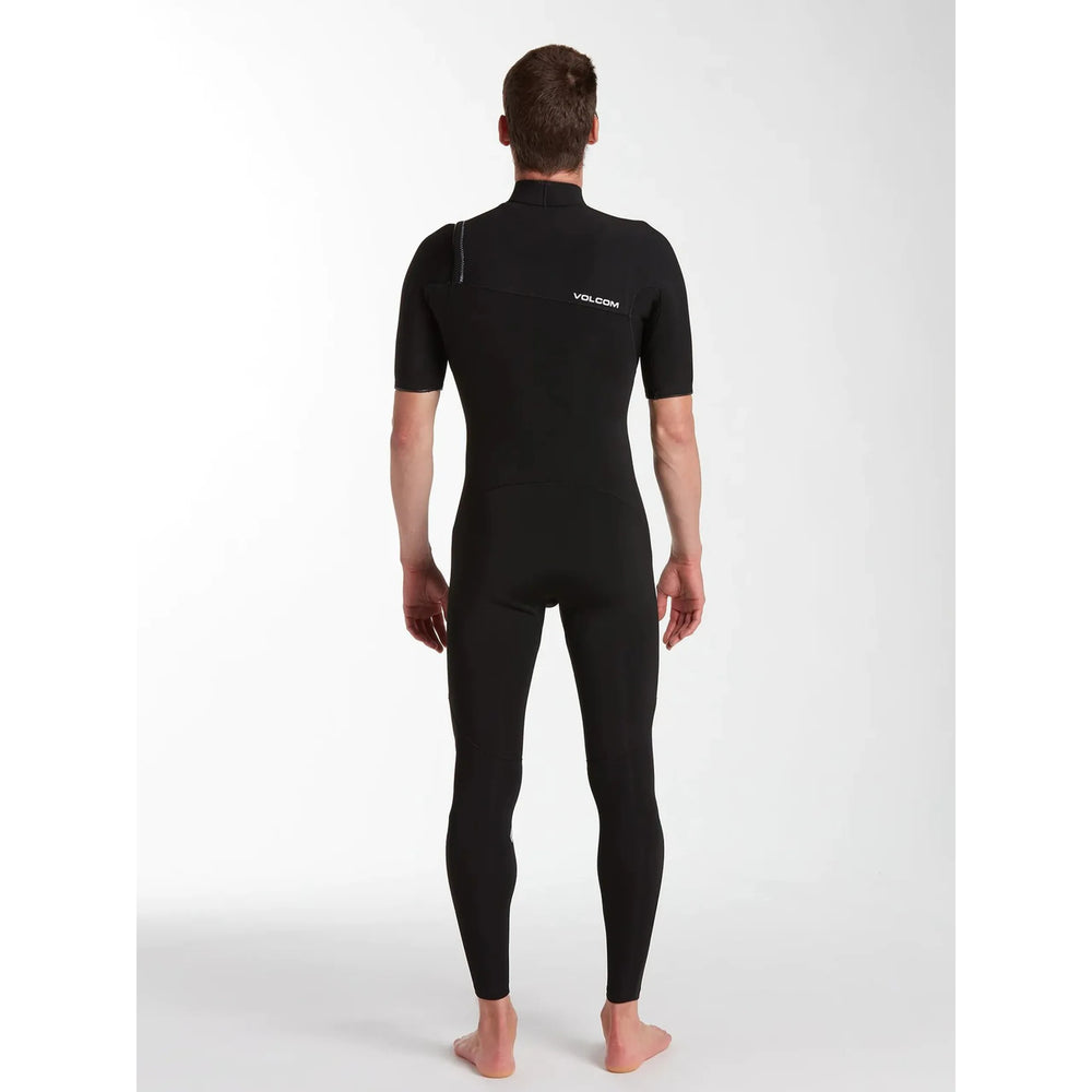 2/2 mm Men's Volcom Modulator short sleeve full length wetsuit Chest Z