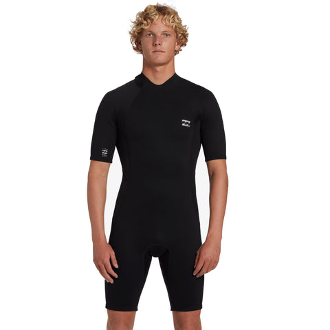 2/2mm Men's Billabong Foil - Back Zip Short Sleeve Springsuit - Surf Ontario