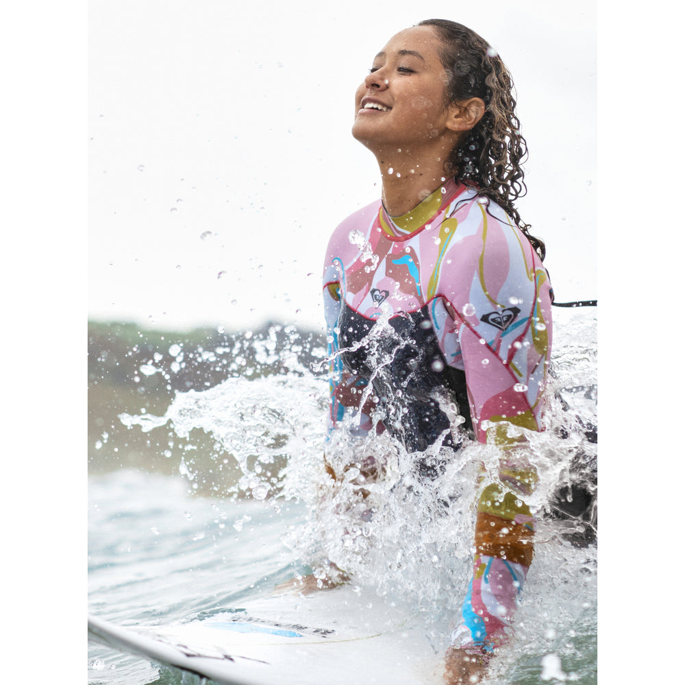 
                  
                    2/2mm Roxy  Syncro Back Zip Springsuit - Jet Gry/Coral Flme/Temple Gold
                  
                