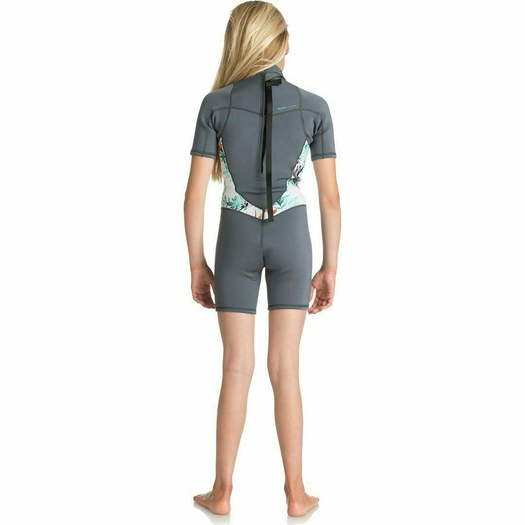 
                  
                    2mm Girl's Roxy Syncro Short Sleeve Spring Wetsuit - Ash/Pistaccio
                  
                