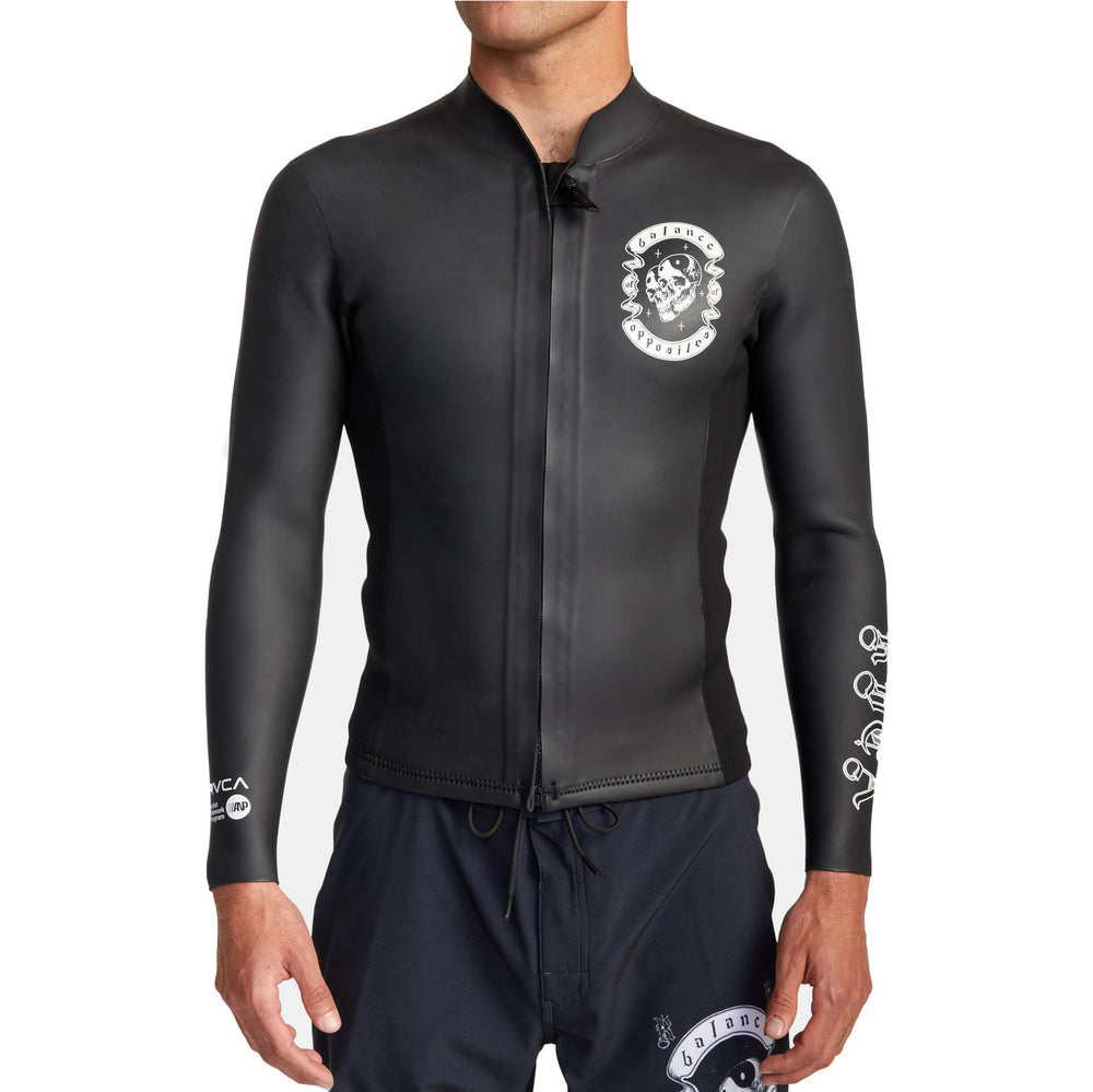 2mm Men RCVA Benjamin Jeanjean Front Zip Wetsuit Jacket **1-2 WEEKS 🚚**