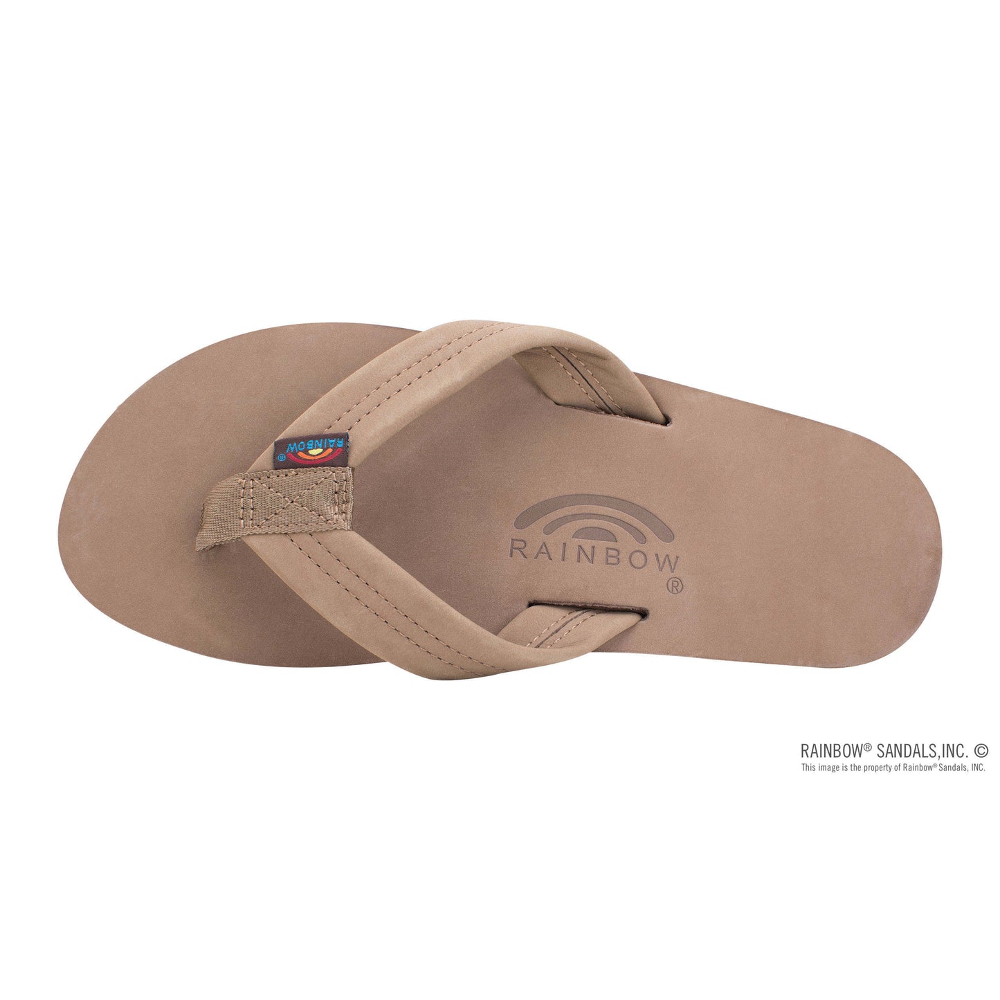 
                  
                    Flip Flops / Sandals - Rainbow Original - Double Layer Premier Leather with Arch Support - Dark Brown
                  
                