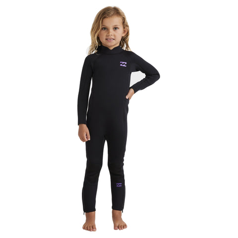 3/2 Girls Billabong Foil Back Zip GBS Fullsuit (Age 2-6) - Surf Ontario