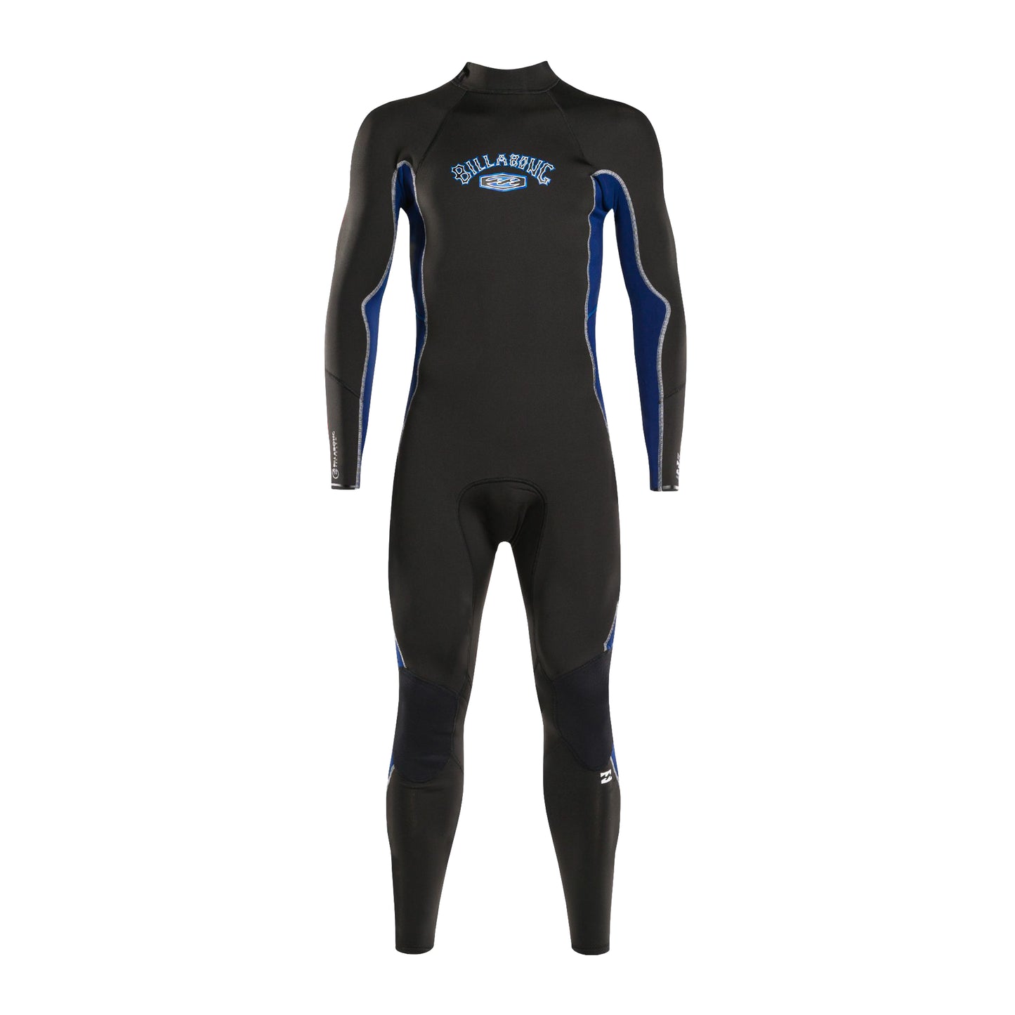 3/2 Men's Billabong Absolute Back Zip Flatlock Full Wetsuit Dark Royal - Surf Ontario
