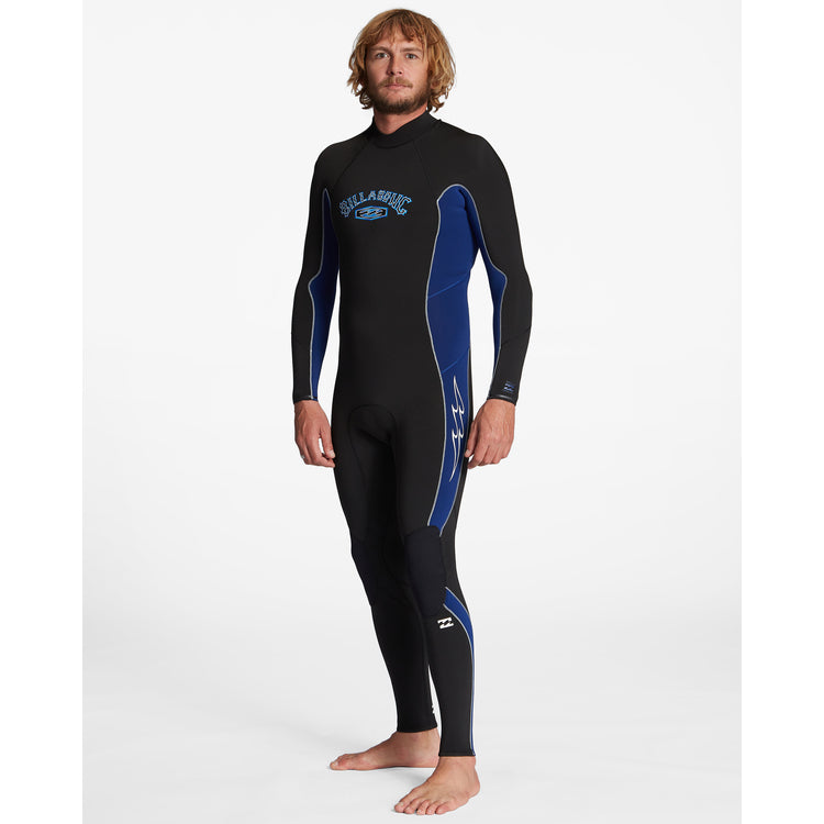 
                  
                    3/2 Mens Billabong Absolute Back Zip Flatlock Full Wetsuit Dark Royal
                  
                